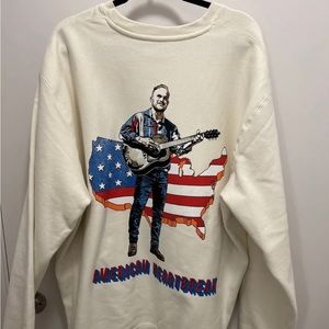 Zach Bryan Tour Merch Crewneck 2XL